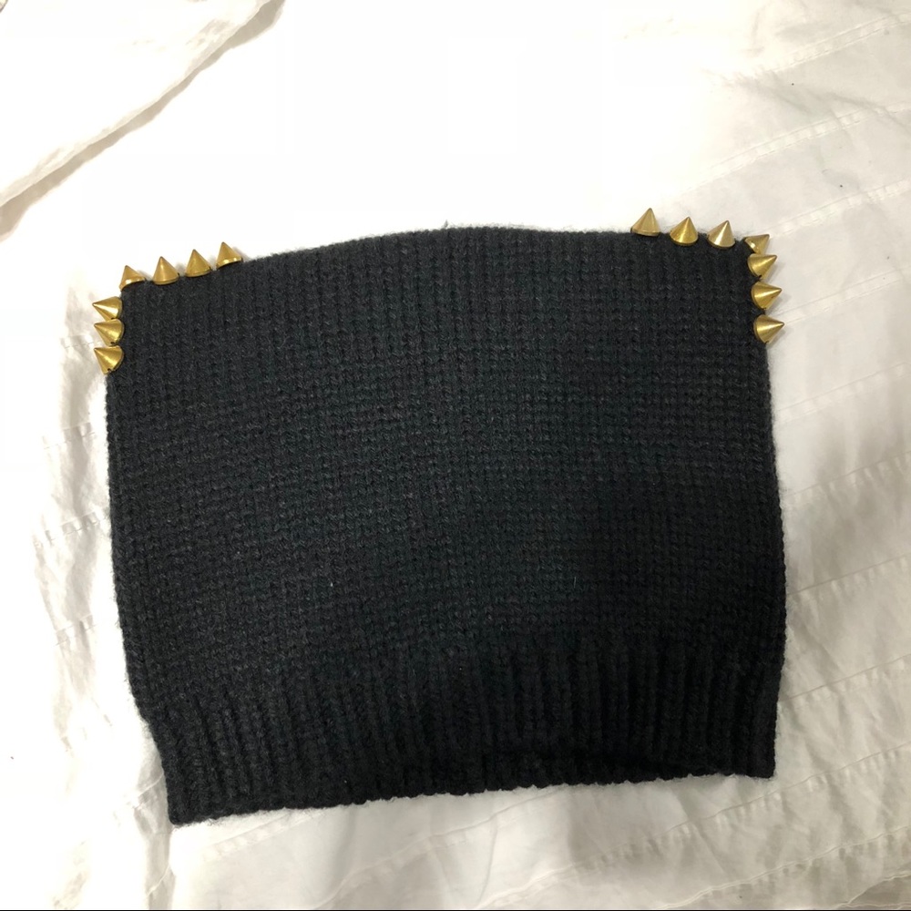 Gold Studded Cat Ears Beanie